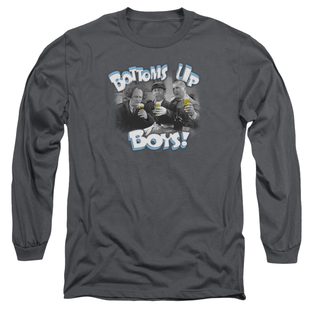 The Three Stooges Bottoms Up Men's Long Sleeve T-Shirt Men's Long Sleeve T-Shirt The Three Stooges   