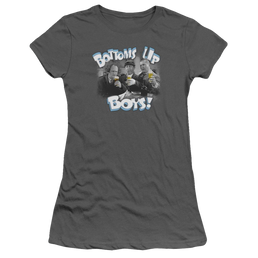 The Three Stooges Bottoms Up Juniors T-Shirt Juniors T-Shirt The Three Stooges   