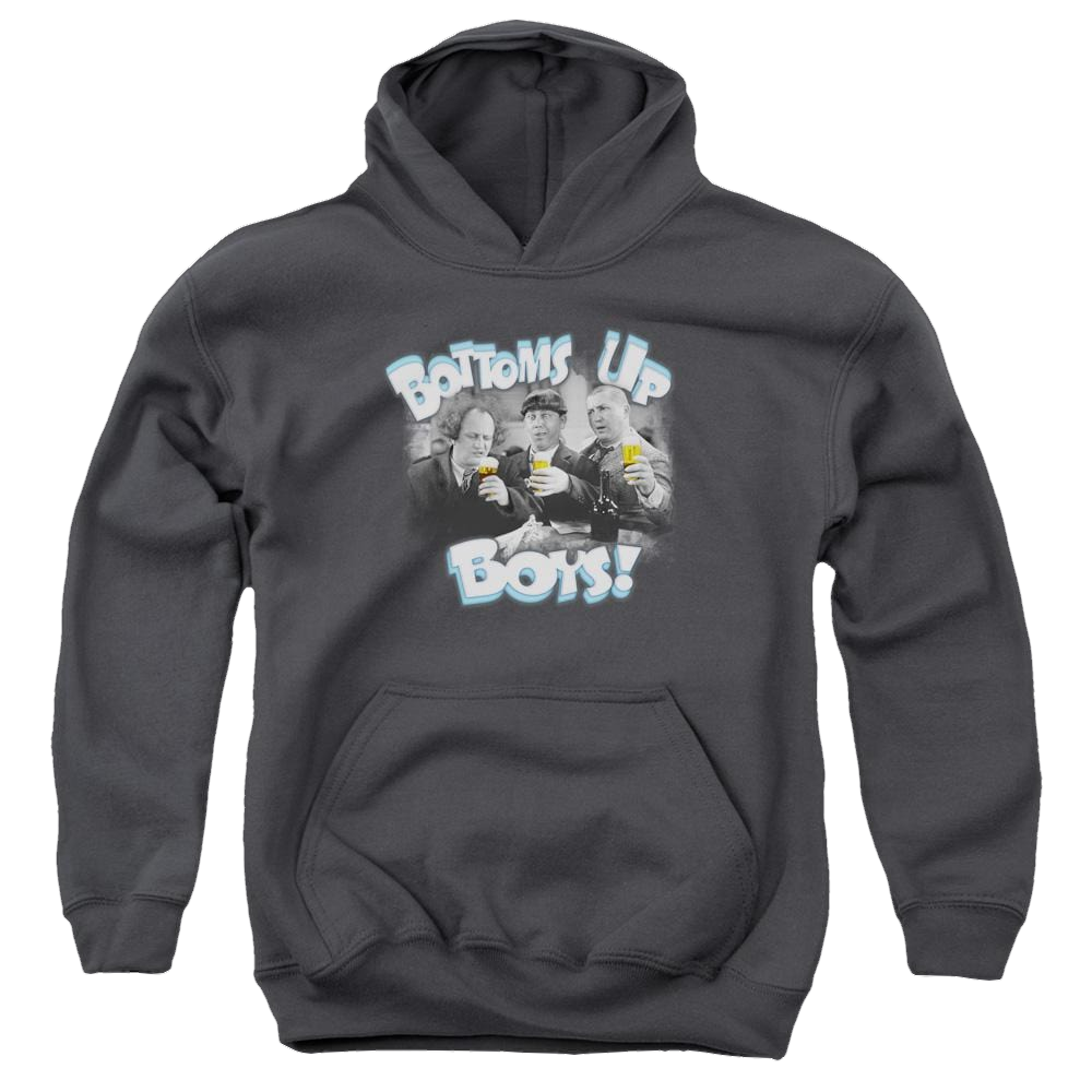 The Three Stooges Bottoms Up Youth Hoodie (Ages 8-12) Youth Hoodie (Ages 8-12) The Three Stooges   