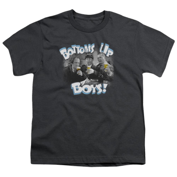 The Three Stooges Bottoms Up Youth T-Shirt (Ages 8-12) Youth T-Shirt (Ages 8-12) The Three Stooges   
