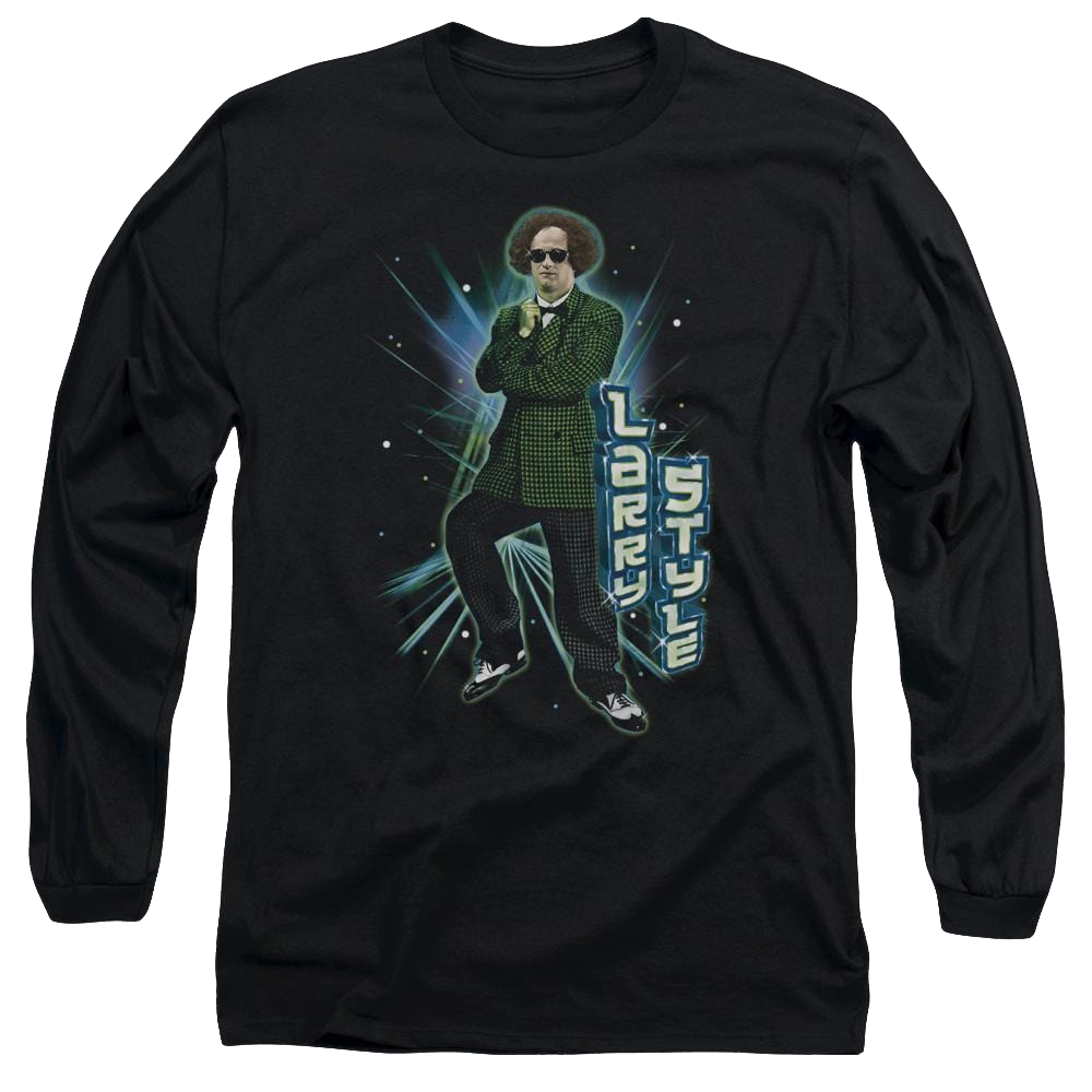 The Three Stooges Larry Style Men's Long Sleeve T-Shirt Men's Long Sleeve T-Shirt The Three Stooges   