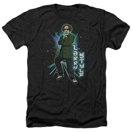 The Three Stooges Larry Style Men's Heather T-Shirt Men's Heather T-Shirt The Three Stooges   