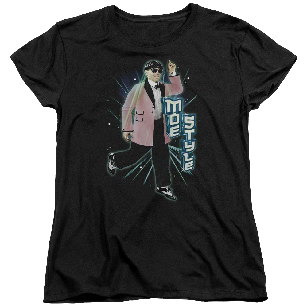 The Three Stooges Moe Style Women's T-Shirt Women's T-Shirt The Three Stooges   