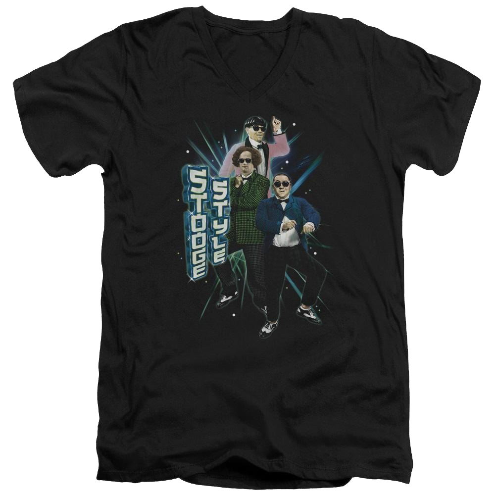 The Three Stooges Stooge Style Men's V-Neck T-Shirt Men's V-Neck T-Shirt The Three Stooges   