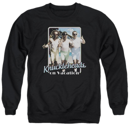 The Three Stooges Knucklesheads On Vacation Men's Crewneck Sweatshirt Men's Crewneck Sweatshirt The Three Stooges   