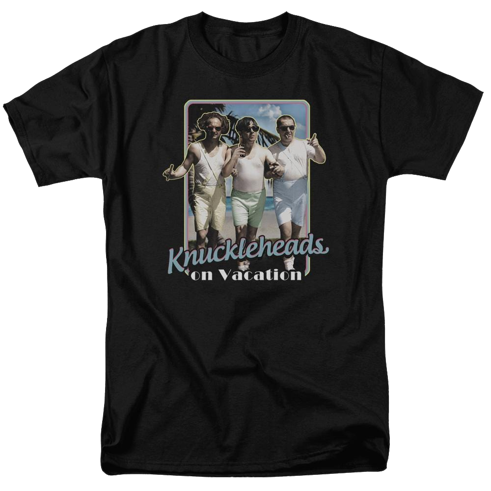 The Three Stooges Knucklesheads On Vacation Men's Regular Fit T-Shirt Men's Regular Fit T-Shirt The Three Stooges   