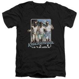 The Three Stooges Knucklesheads On Vacation Men's V-Neck T-Shirt Men's V-Neck T-Shirt The Three Stooges   