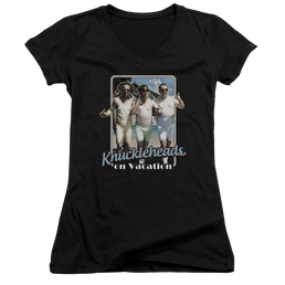 The Three Stooges Knucklesheads On Vacation Juniors V-Neck T-Shirt Juniors V-Neck T-Shirt The Three Stooges   