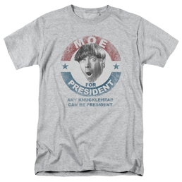The Three Stooges Moe For President Men's Regular Fit T-Shirt Men's Regular Fit T-Shirt The Three Stooges   