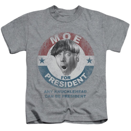 The Three Stooges Moe For President Kid's T-Shirt (Ages 4-7) Kid's T-Shirt (Ages 4-7) The Three Stooges   