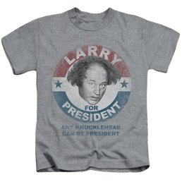 The Three Stooges Larry For President Kid's T-Shirt (Ages 4-7) Kid's T-Shirt (Ages 4-7) The Three Stooges   
