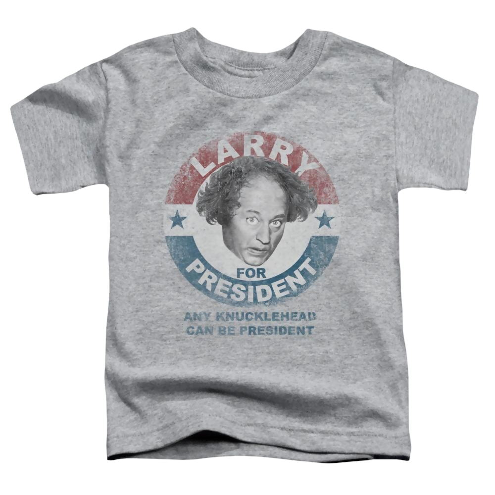 The Three Stooges Larry For President Toddler T-Shirt Toddler T-Shirt The Three Stooges   