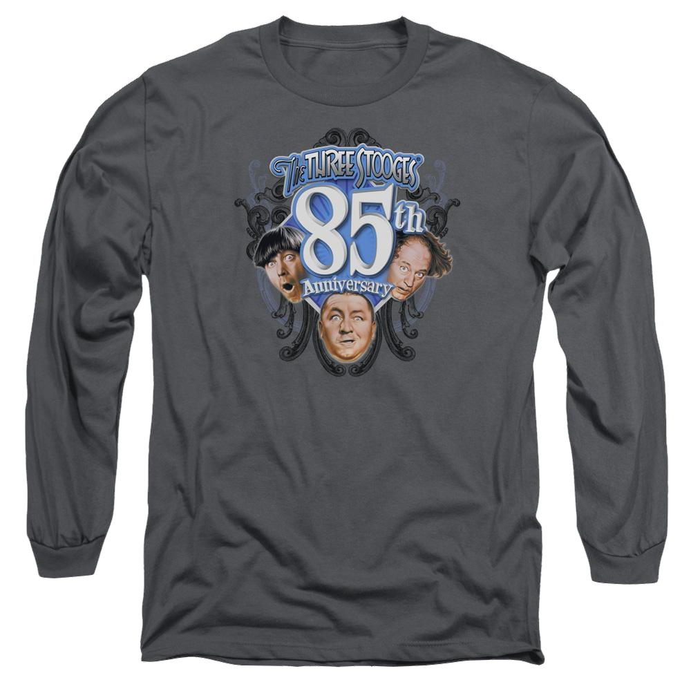 The Three Stooges 85th Anniversary 2 Men's Long Sleeve T-Shirt Men's Long Sleeve T-Shirt The Three Stooges   