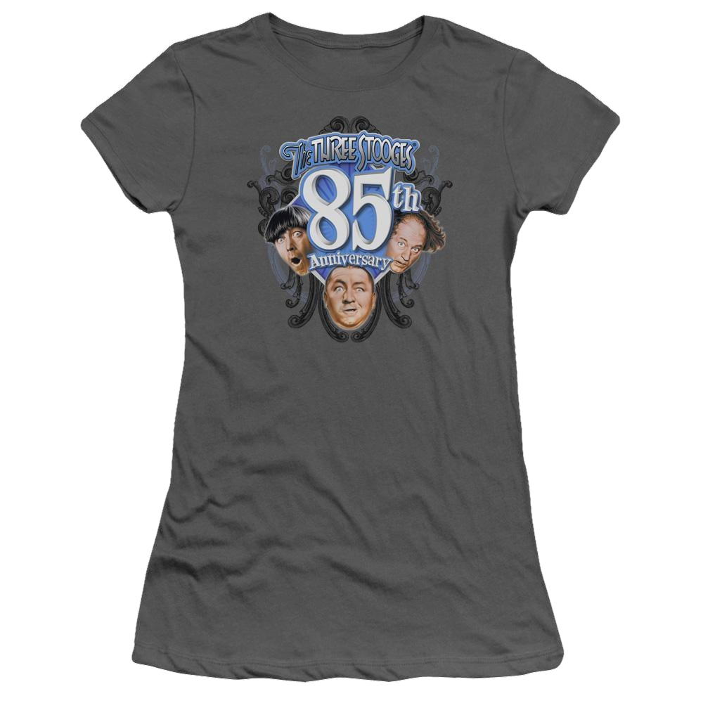The Three Stooges 85th Anniversary 2 Juniors T-Shirt Juniors T-Shirt The Three Stooges   