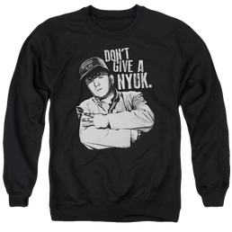 The Three Stooges Give A Nyuk Men's Crewneck Sweatshirt Men's Crewneck Sweatshirt The Three Stooges   
