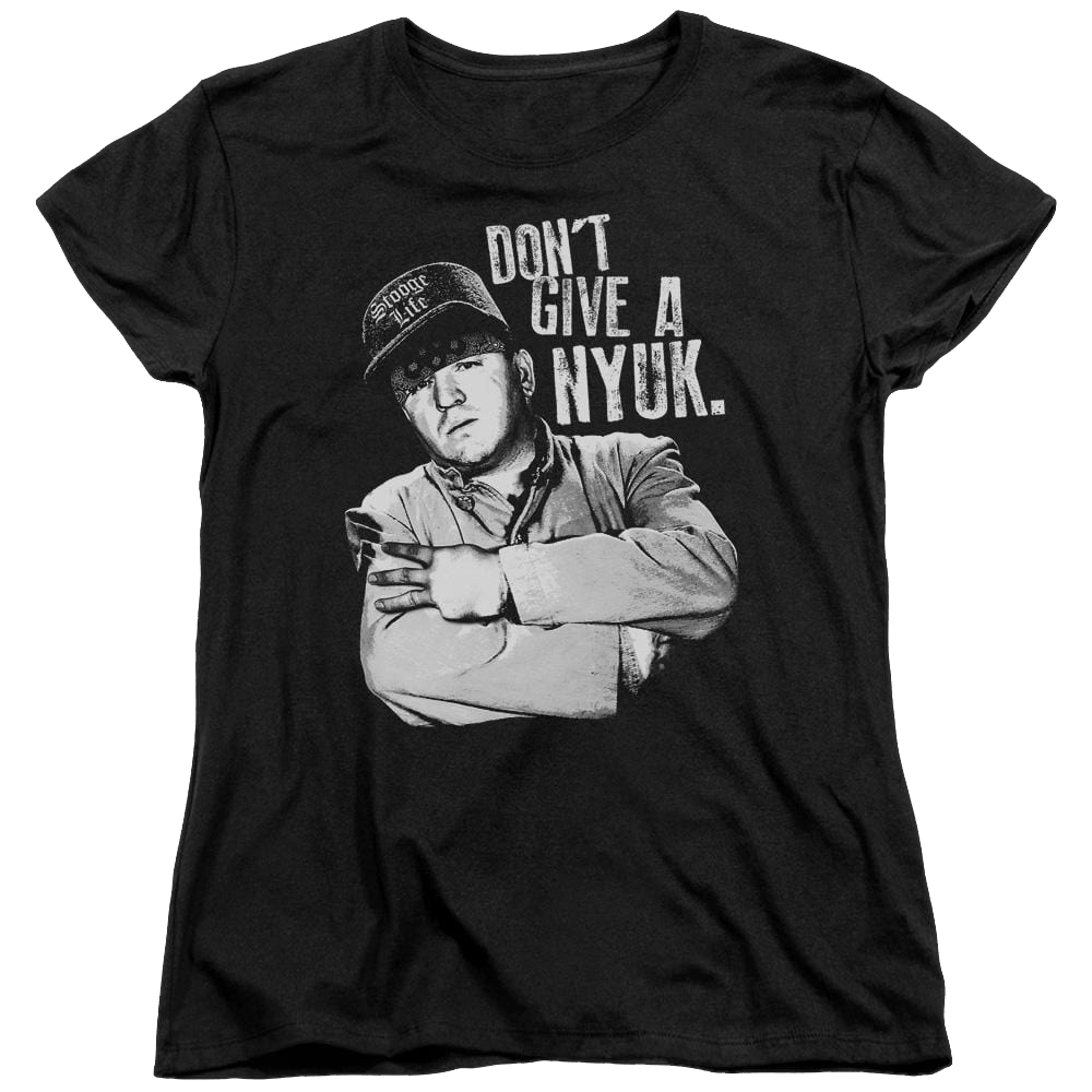 The Three Stooges Give A Nyuk Women's T-Shirt Women's T-Shirt The Three Stooges   