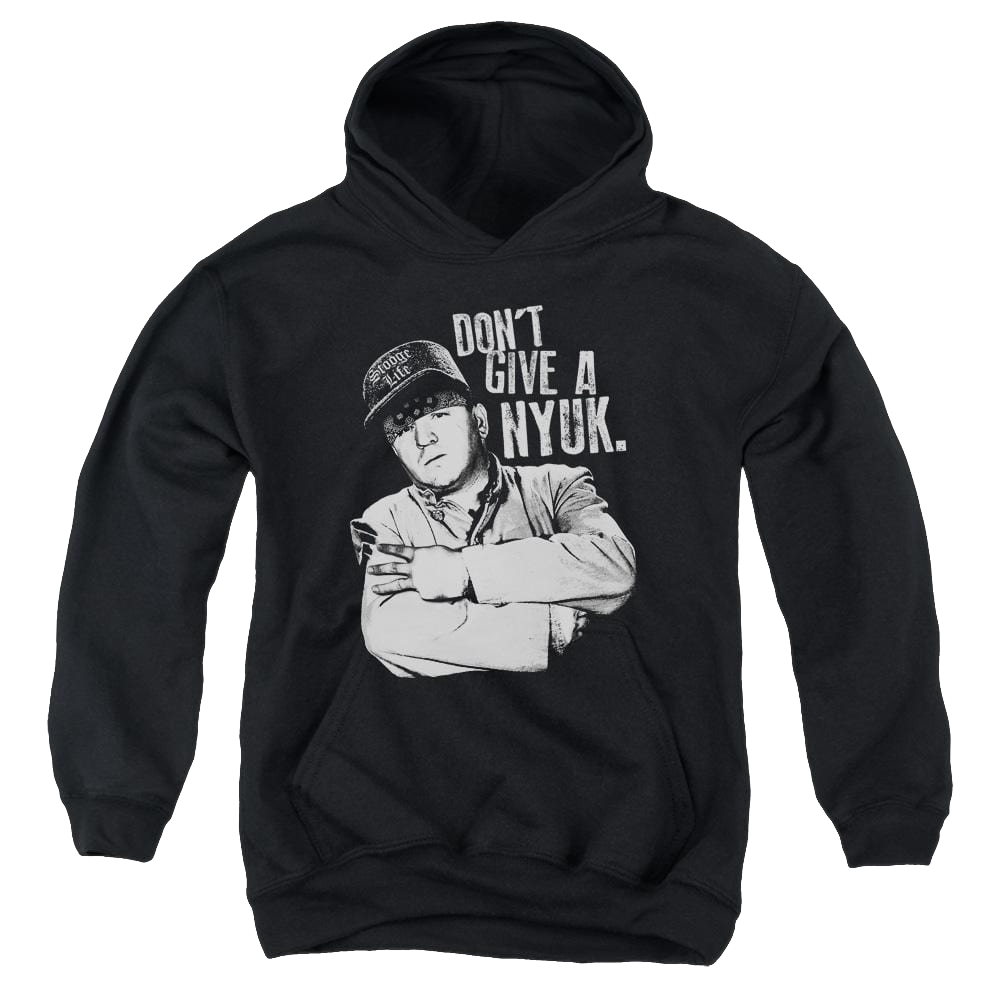 The Three Stooges Give A Nyuk Youth Hoodie (Ages 8-12) Youth Hoodie (Ages 8-12) The Three Stooges   