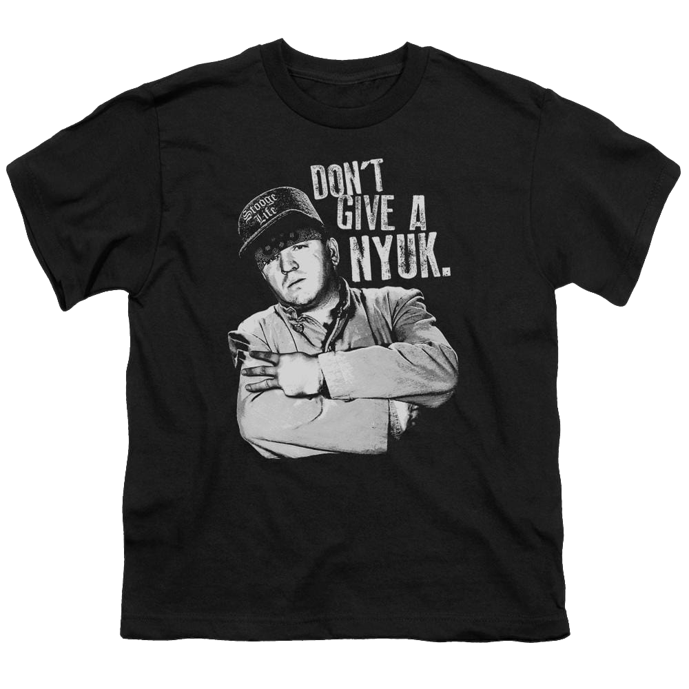The Three Stooges Give A Nyuk Youth T-Shirt (Ages 8-12) Youth T-Shirt (Ages 8-12) The Three Stooges   