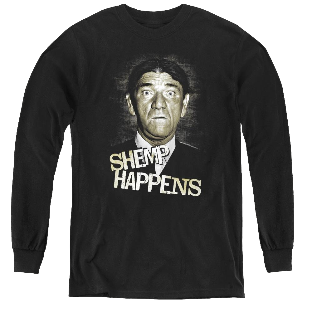 Three Stooges, The Shemp Happens - Youth Long Sleeve T-Shirt Youth Long Sleeve T-Shirt The Three Stooges   