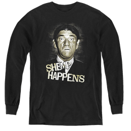Three Stooges, The Shemp Happens - Youth Long Sleeve T-Shirt Youth Long Sleeve T-Shirt The Three Stooges   