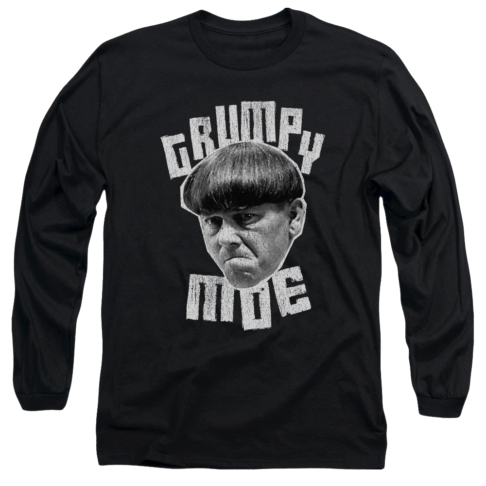The Three Stooges Grumpy Moe Men's Long Sleeve T-Shirt Men's Long Sleeve T-Shirt The Three Stooges   