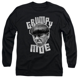 The Three Stooges Grumpy Moe Men's Long Sleeve T-Shirt Men's Long Sleeve T-Shirt The Three Stooges   