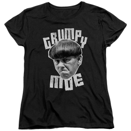 The Three Stooges Grumpy Moe Women's T-Shirt Women's T-Shirt The Three Stooges   