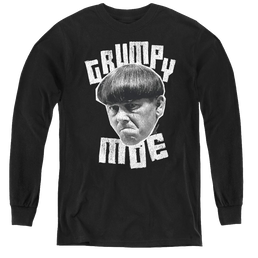 Three Stooges, The Grumpy Moe - Youth Long Sleeve T-Shirt Youth Long Sleeve T-Shirt The Three Stooges   
