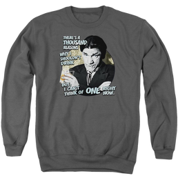 The Three Stooges Drink Men's Crewneck Sweatshirt Men's Crewneck Sweatshirt The Three Stooges   