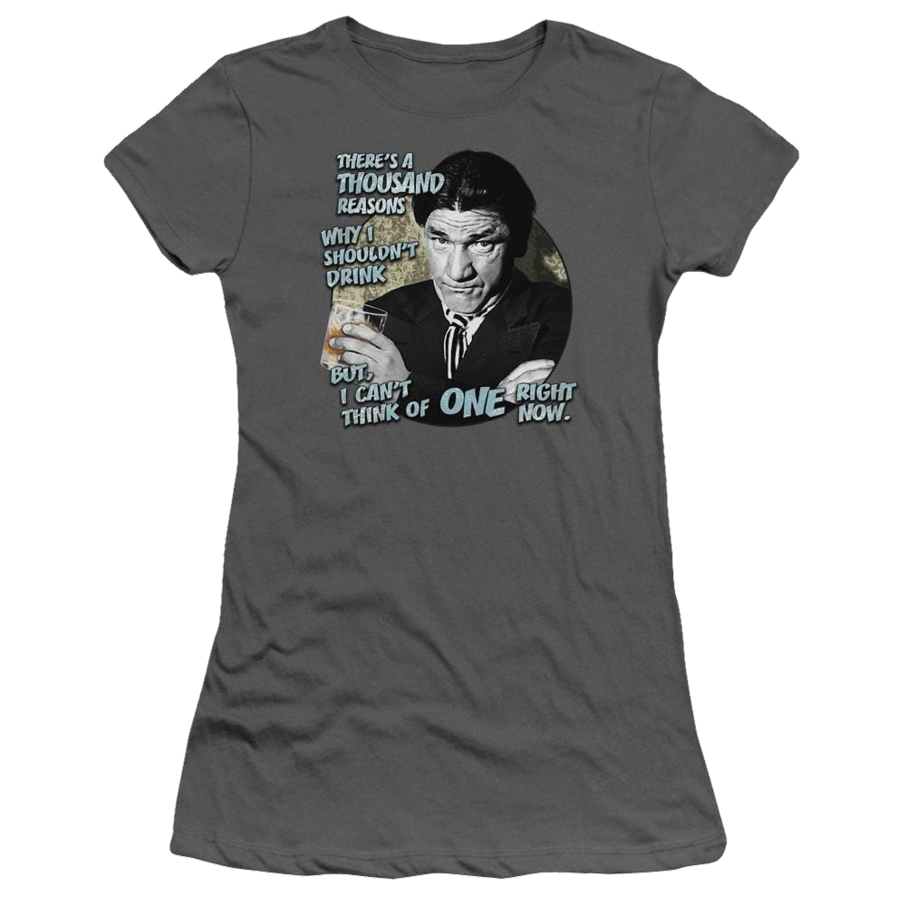 The Three Stooges Drink Juniors T-Shirt Juniors T-Shirt The Three Stooges   