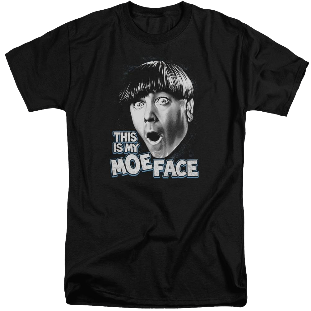 The Three Stooges Moe Face Men's Tall Fit T-Shirt Men's Tall Fit T-Shirt The Three Stooges   