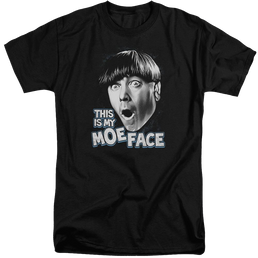 The Three Stooges Moe Face Men's Tall Fit T-Shirt Men's Tall Fit T-Shirt The Three Stooges   