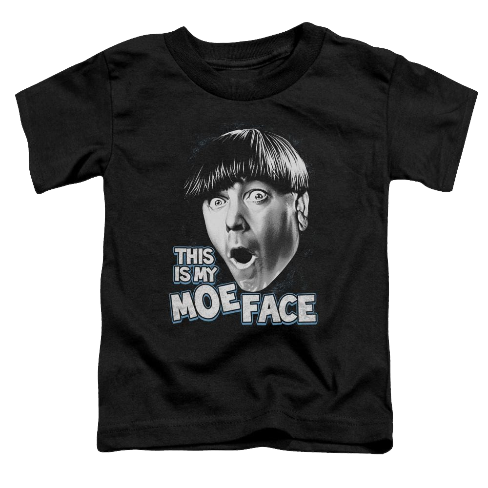 The Three Stooges Moe Face Toddler T-Shirt Toddler T-Shirt The Three Stooges   