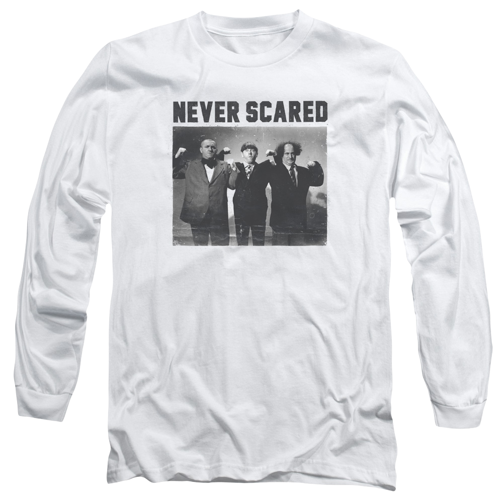The Three Stooges Never Scared Men's Long Sleeve T-Shirt Men's Long Sleeve T-Shirt The Three Stooges   