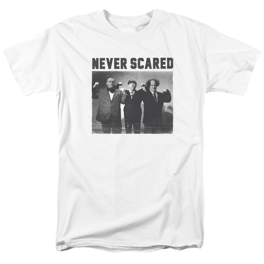 The Three Stooges Never Scared Men's Regular Fit T-Shirt Men's Regular Fit T-Shirt The Three Stooges   
