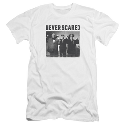 The Three Stooges Never Scared Men's Premium Slim Fit T-Shirt Men's Premium Slim Fit T-Shirt The Three Stooges   