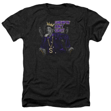 Charcoal men's heather t-shirt with The Three Stooges Shempin graphic