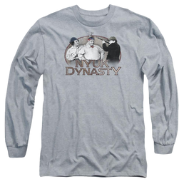 The Three Stooges Nyuk Dynasty Men's Long Sleeve T-Shirt Men's Long Sleeve T-Shirt The Three Stooges   