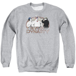 The Three Stooges Nyuk Dynasty Men's Crewneck Sweatshirt Men's Crewneck Sweatshirt The Three Stooges   