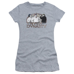 The Three Stooges Nyuk Dynasty Juniors T-Shirt Juniors T-Shirt The Three Stooges   