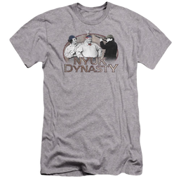 The Three Stooges Nyuk Dynasty Men's Premium Slim Fit T-Shirt Men's Premium Slim Fit T-Shirt The Three Stooges   