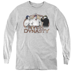Three Stooges, The Nyuk Dynasty - Youth Long Sleeve T-Shirt Youth Long Sleeve T-Shirt The Three Stooges   