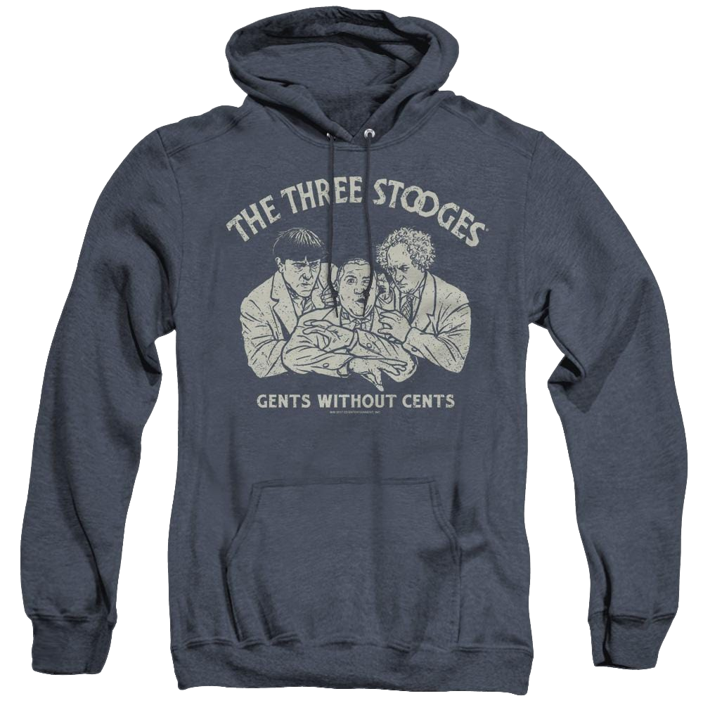 Three Stooges, The Without Cents - Heather Pullover Hoodie Heather Pullover Hoodie The Three Stooges   