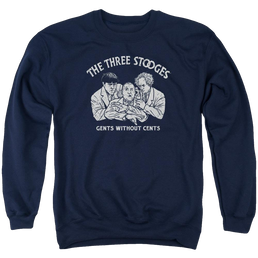 The Three Stooges Without Cents Men's Crewneck Sweatshirt Men's Crewneck Sweatshirt The Three Stooges   