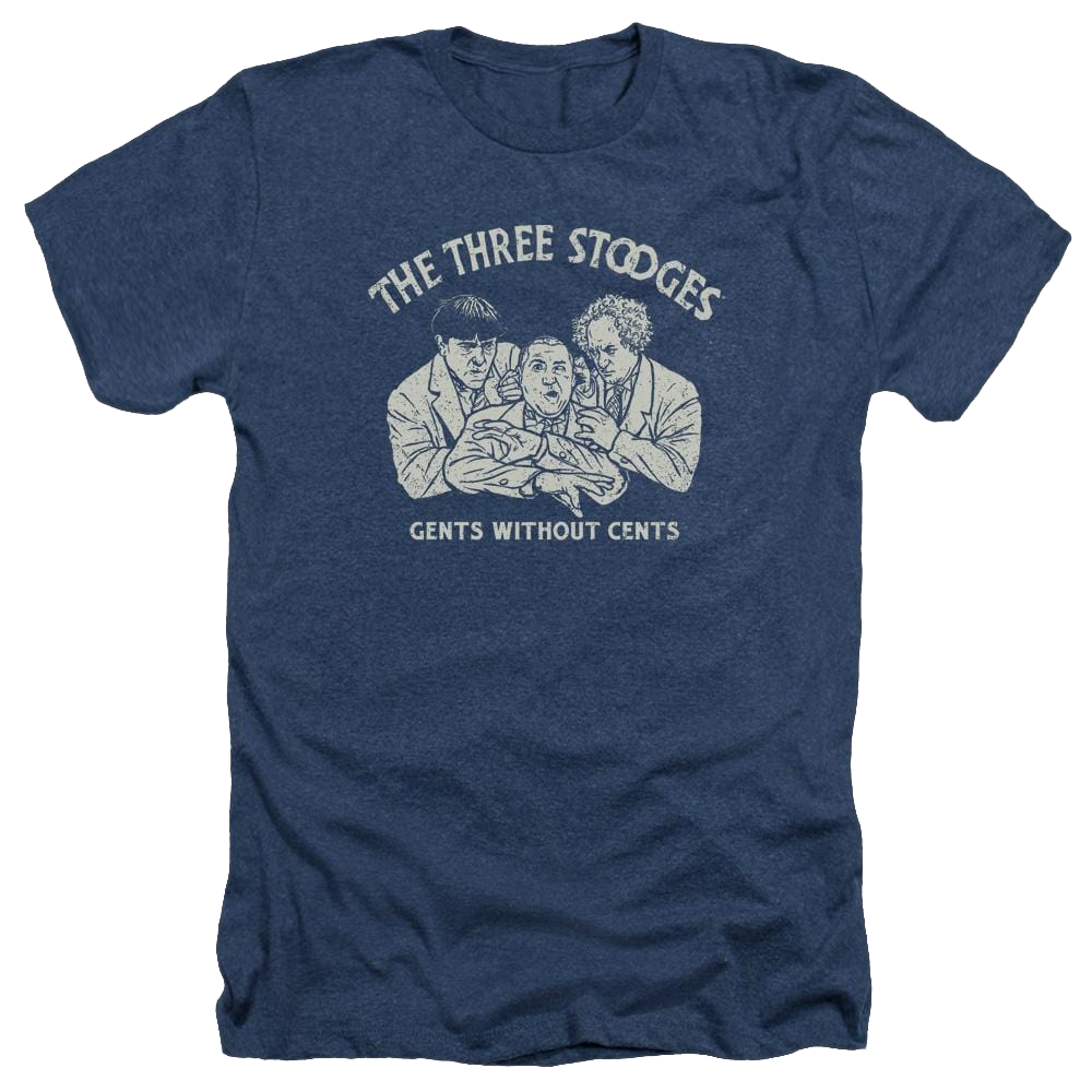 The Three Stooges Without Cents Men's Heather T-Shirt Men's Heather T-Shirt The Three Stooges   