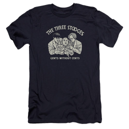 The Three Stooges Without Cents Men's Premium Slim Fit T-Shirt Men's Premium Slim Fit T-Shirt The Three Stooges   