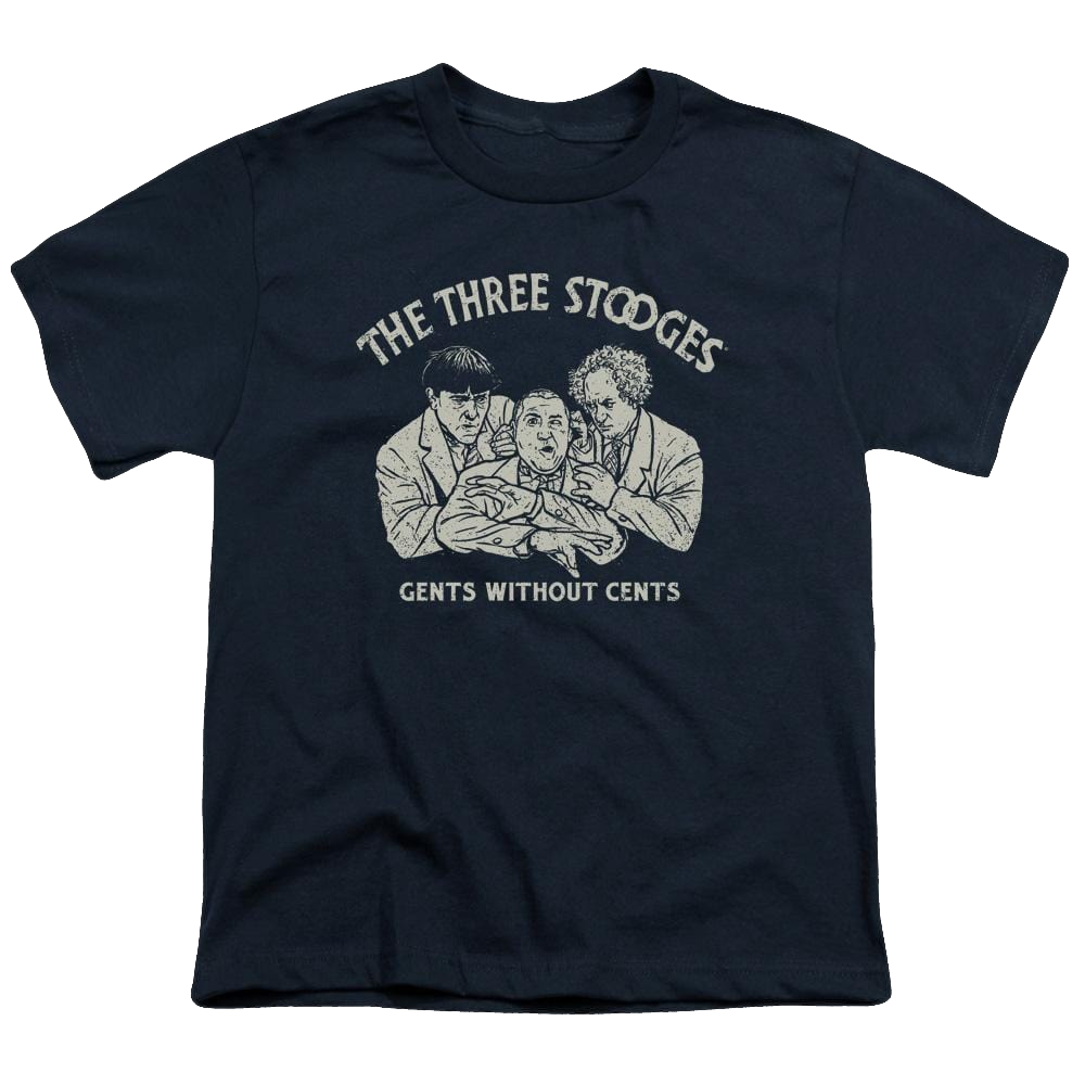 The Three Stooges Without Cents Youth T-Shirt (Ages 8-12) Youth T-Shirt (Ages 8-12) The Three Stooges   