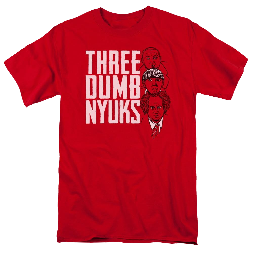 The Three Stooges Three Dumb Nyuks Men's Regular Fit T-Shirt Men's Regular Fit T-Shirt The Three Stooges   