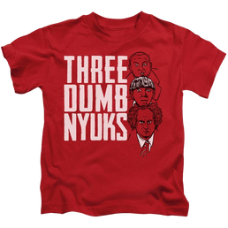 The Three Stooges Three Dumb Nyuks Kid's T-Shirt (Ages 4-7) Kid's T-Shirt (Ages 4-7) The Three Stooges   
