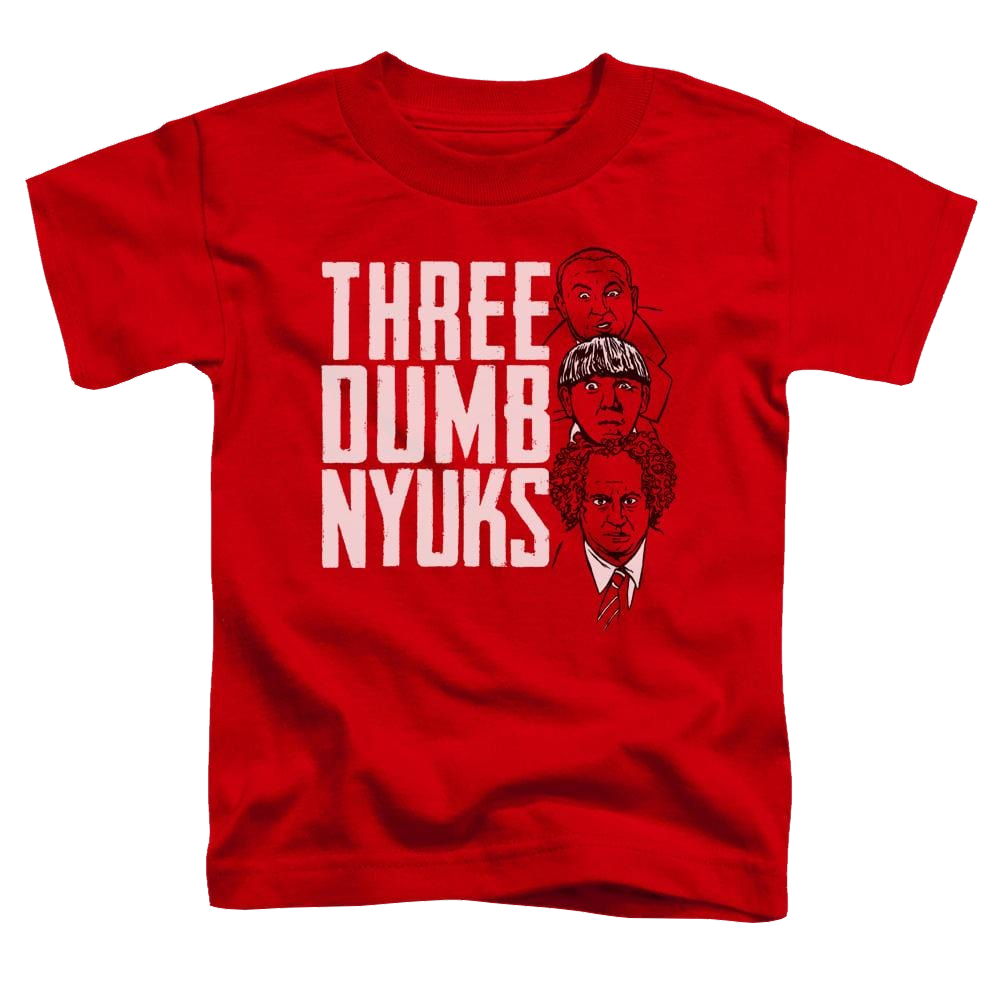 The Three Stooges Three Dumb Nyuks Toddler T-Shirt Toddler T-Shirt The Three Stooges   